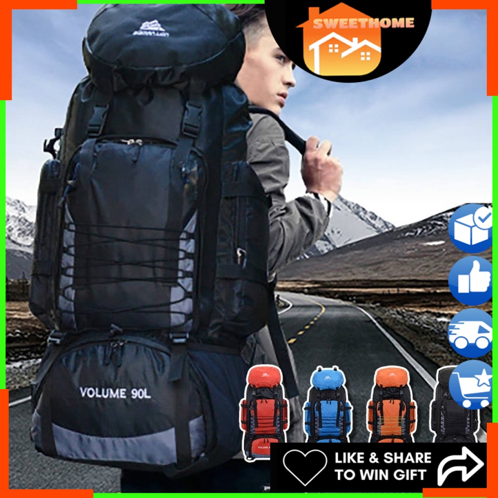 EcoSport 70L / 90L Hiking Backpack Waterproof Hiking Bagpack Backpack ...