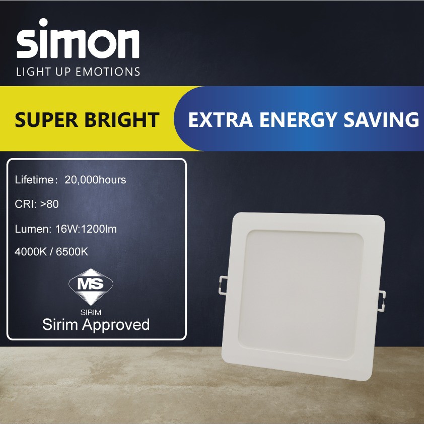 Simon Valor model LED Downlight 6inch/4inch (Sirim Approved) | Shopee ...