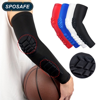 4 Pack Basketball Arm Sleeves Crashproof Compression Padded  Elbow Arm Sleeves Protection for Youth Kids Adult : Sports & Outdoors