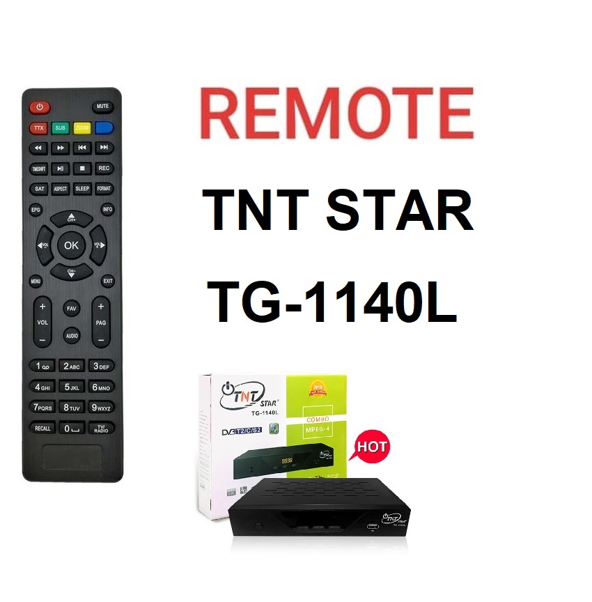 Remote Control TNT Star TG-1140L (RECALL BUTTON) | Shopee Malaysia