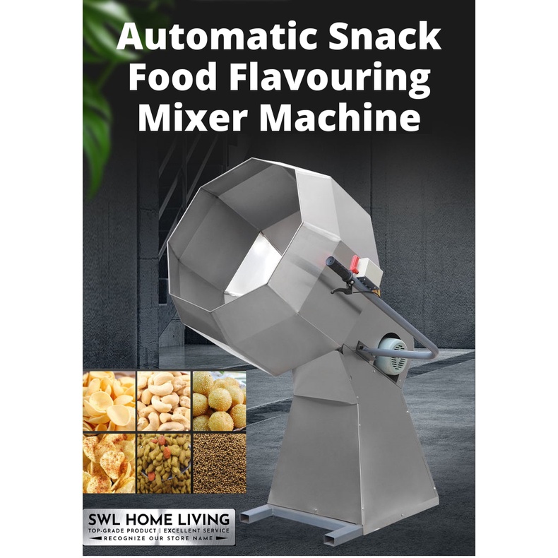 Food Flavour Seasoning Mixer Machine Octagonal Flavouring Mixing Snack