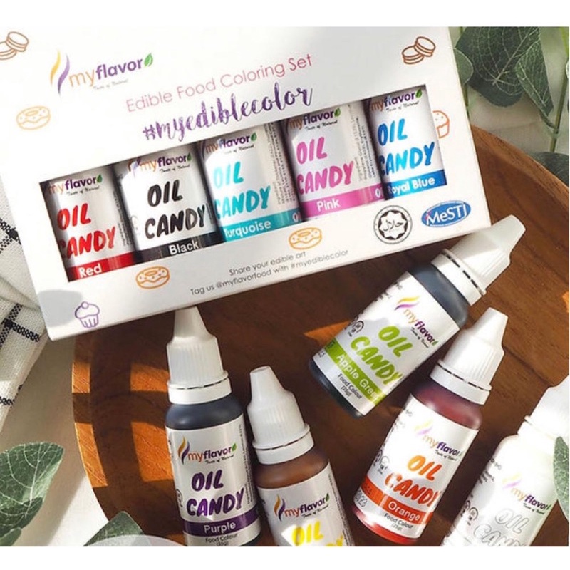 My Flavor oil candy food coloring, Special Chocolate And ganache halal