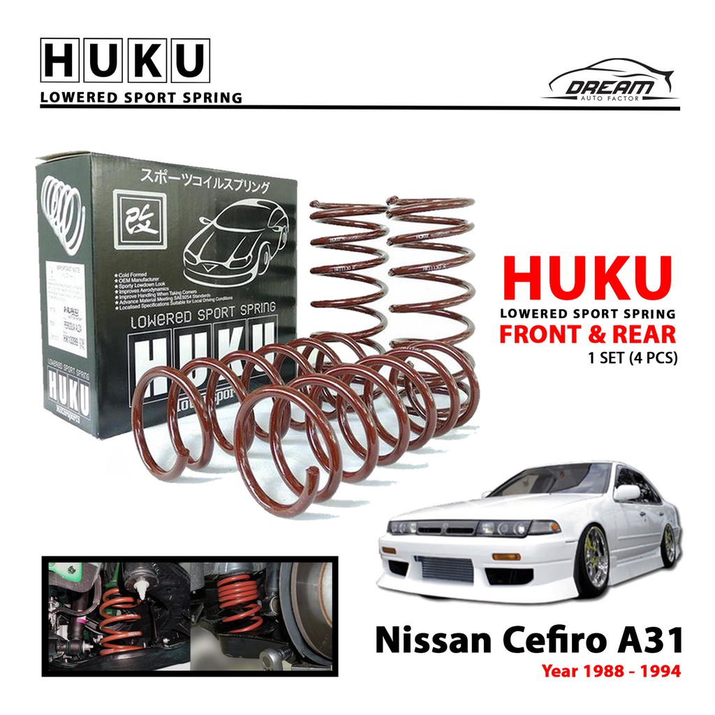 Nissan Cefiro A31 HUKU Lowered Sport Spring | Shopee Malaysia