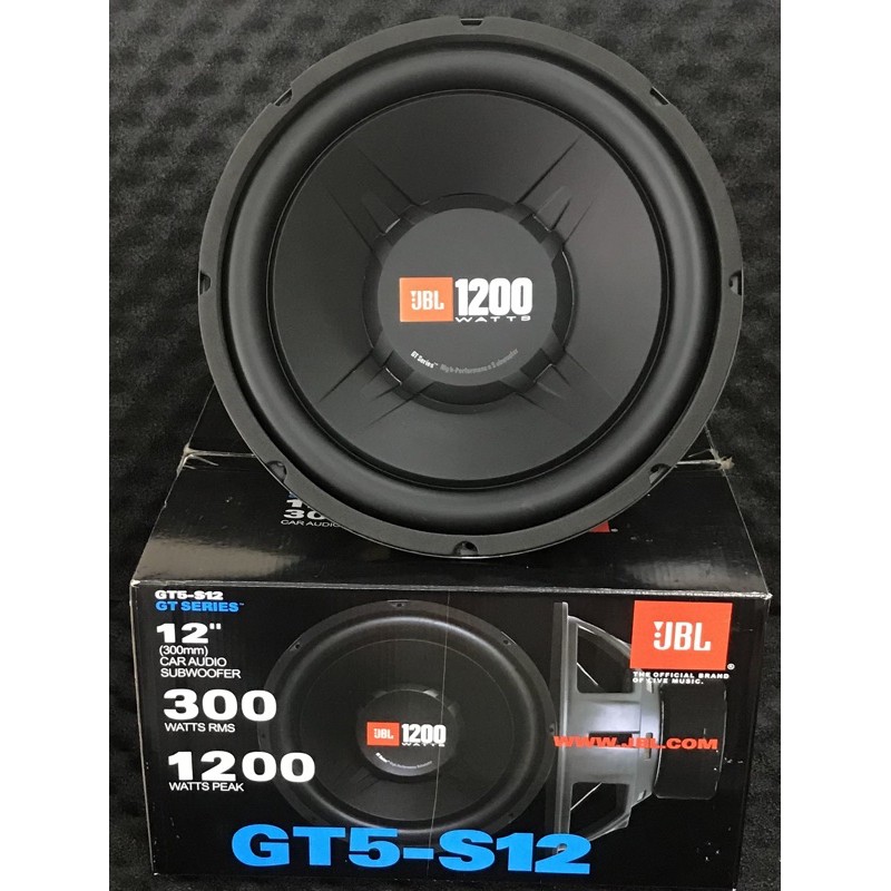 JBL GT Series GT512 Subwoofer 12 Inch 300 Watts RMS / 1200 Watts Peak