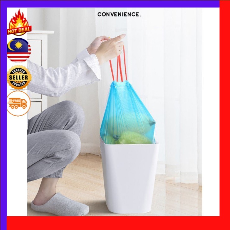Rubbish Plastic Bag Diapers Plastic Bag Garbage Rubbish Bag With Rope