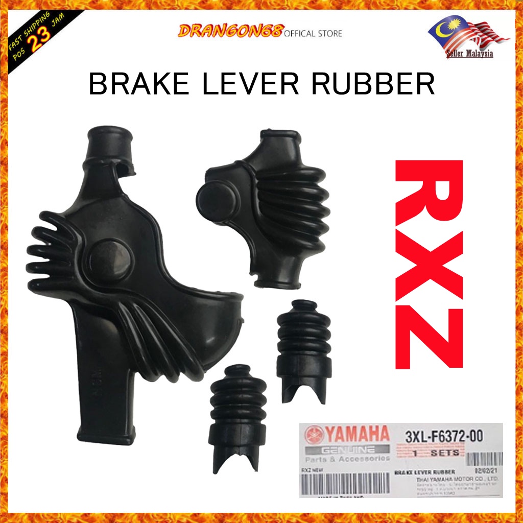 Rxz Brake Lever Rubber Lever Getah (1set) READY STOCK (CLUTCH & BRAKE