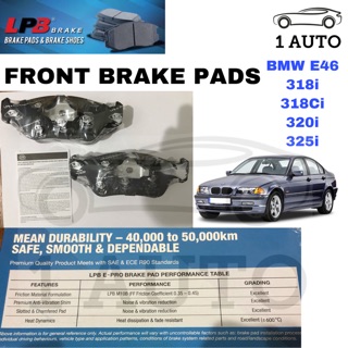 LPB E-PRO SEMI METALLIC REAR (BELAKANG) BRAKE PAD BMW E60 520d