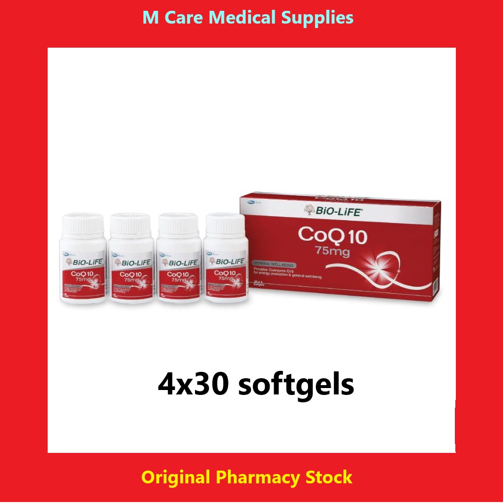 BIOLIFE COQ10 75MG 4X30'S | Shopee Malaysia
