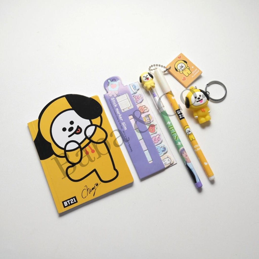 Savings Package Bt21 Stationery Bangtan Bt21 Kpop Combo Complete Saving ...