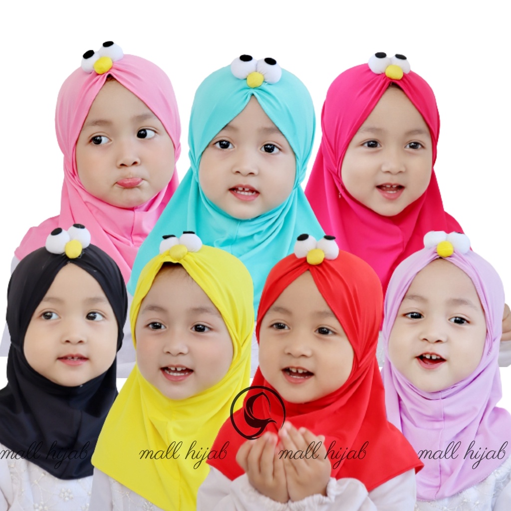 Elmo Emoticon Baby Hijab / Children's Hijab / Baby Hijab / Muslim ...