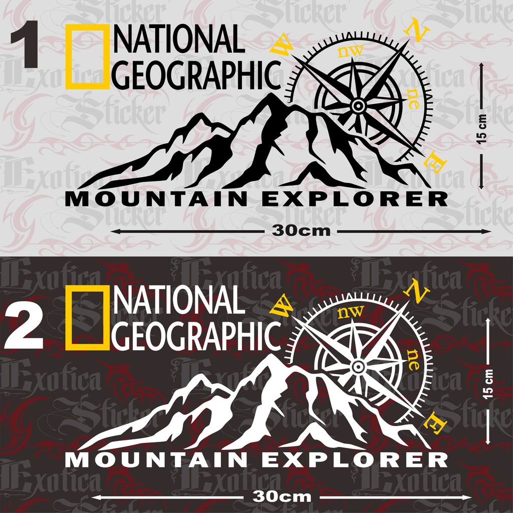 National geographic Compass sticker mount | Shopee Malaysia
