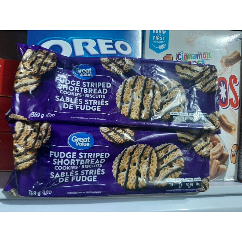 Fudge Striped Shortbread Cookies By Great Value Shopee Malaysia 4198