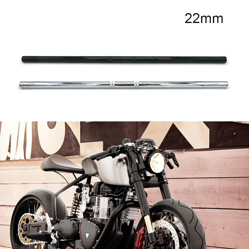 7/8" 22mm Motorcycle Rising Drag Handlebars | For Honda Cruiser & Cafe Racer