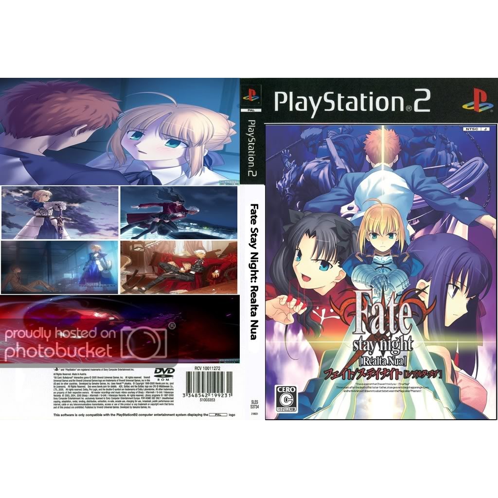 PS2 Fate Stay Night [Realta Nua] | Shopee Malaysia