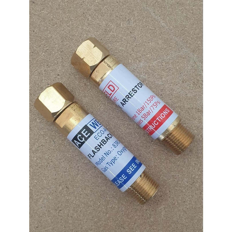 ACEWELD Eco-Aire Heavy Duty Flashback Arrestor For Regulator End ...