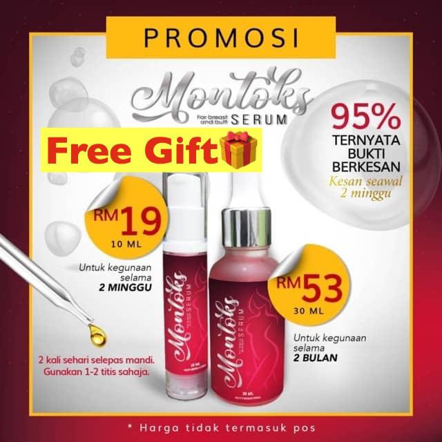 🔥MONTOKS SERUM (10ml / 30ml) 🔥⭐ORIGINAL 100%⭐ BREAST & BUTT ENHANCEMENT ...