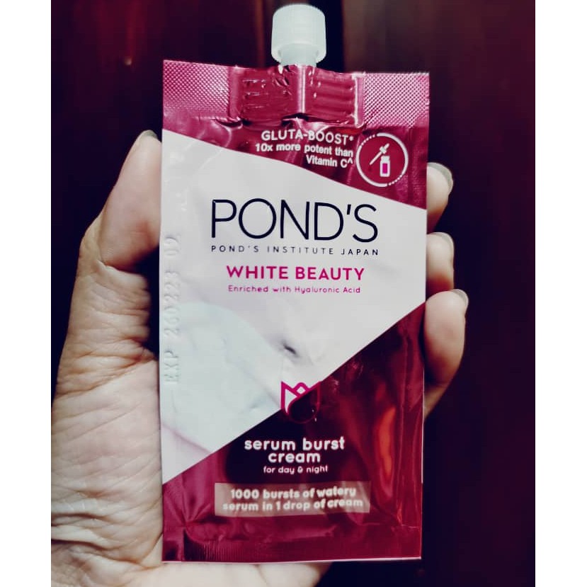 quercetin glutathione POND'S White Beauty Serum Burst Gluta -Boost Serum Cream 7g