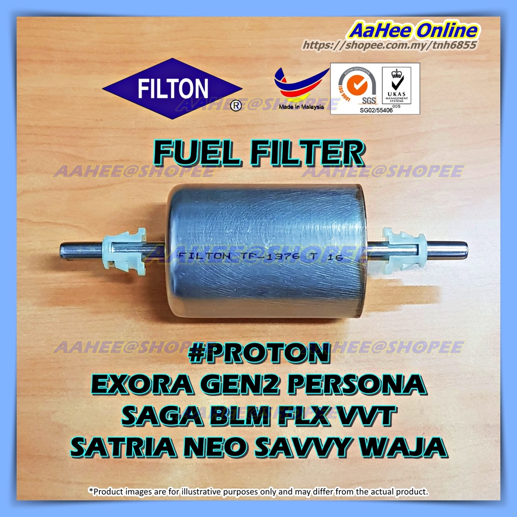 Petrol Fuel Filter -Proton WAJA SAGA BLM FLX VVT EXORA PERSONA PREVE GEN2  SATRIA NEO SAVVY Original FILTON Malaysia