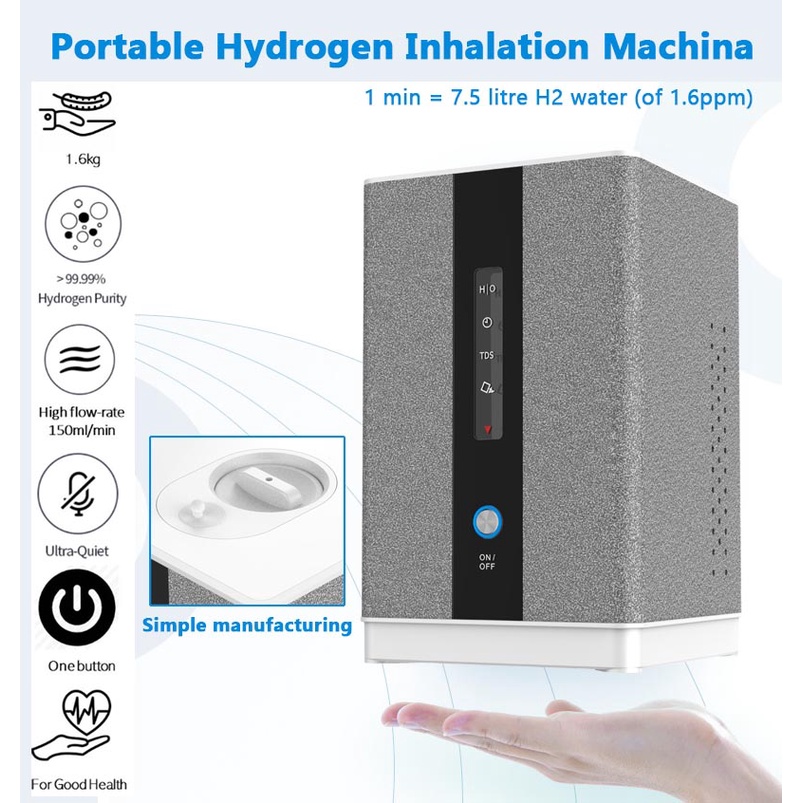 Hydrogen Inhalation Machines EHM-H150-T Portable Multifunctional ...