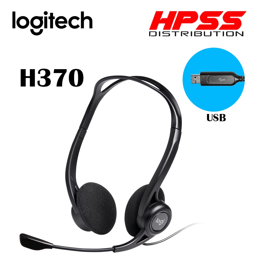 Logitech Headset H111 with Noise Cancelling Microphone 3.5 mm jack