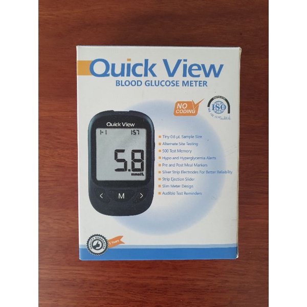 Quick View Blood Glucose Meter Starter Pack Shopee Malaysia