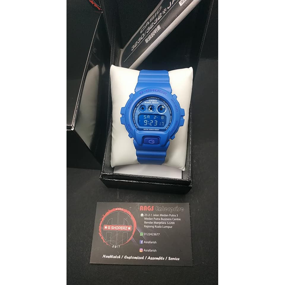 G SHOCK ORIGINAL DW6900 MM2 SMURF JAPAN SET