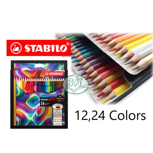 STABILO 1868B 36C Colour Pencil (L) - Colour Pen & Color