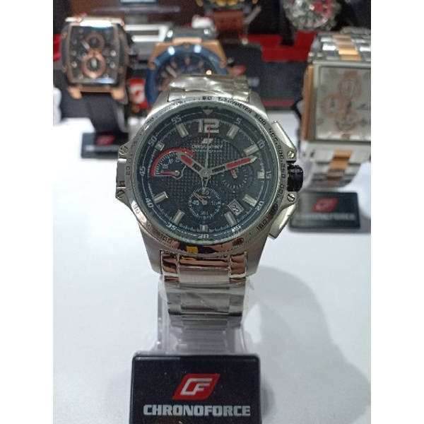 CHRONOFORCE ORIGINAL STAINLESS STEEL MEN'S WATCH 513813GSS | Shopee ...