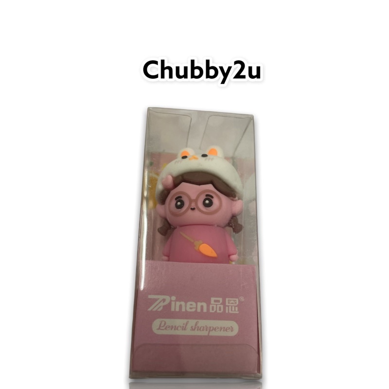 【Ready stock】Kuki原创设计可爱造型卡通图案Yoyo兔卷笔刀 pencil sharpener Shopee Malaysia