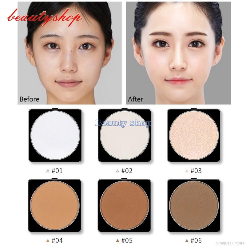 COLORINA Face Contour Pressed Powder Brighten Skin Color Replacement ...