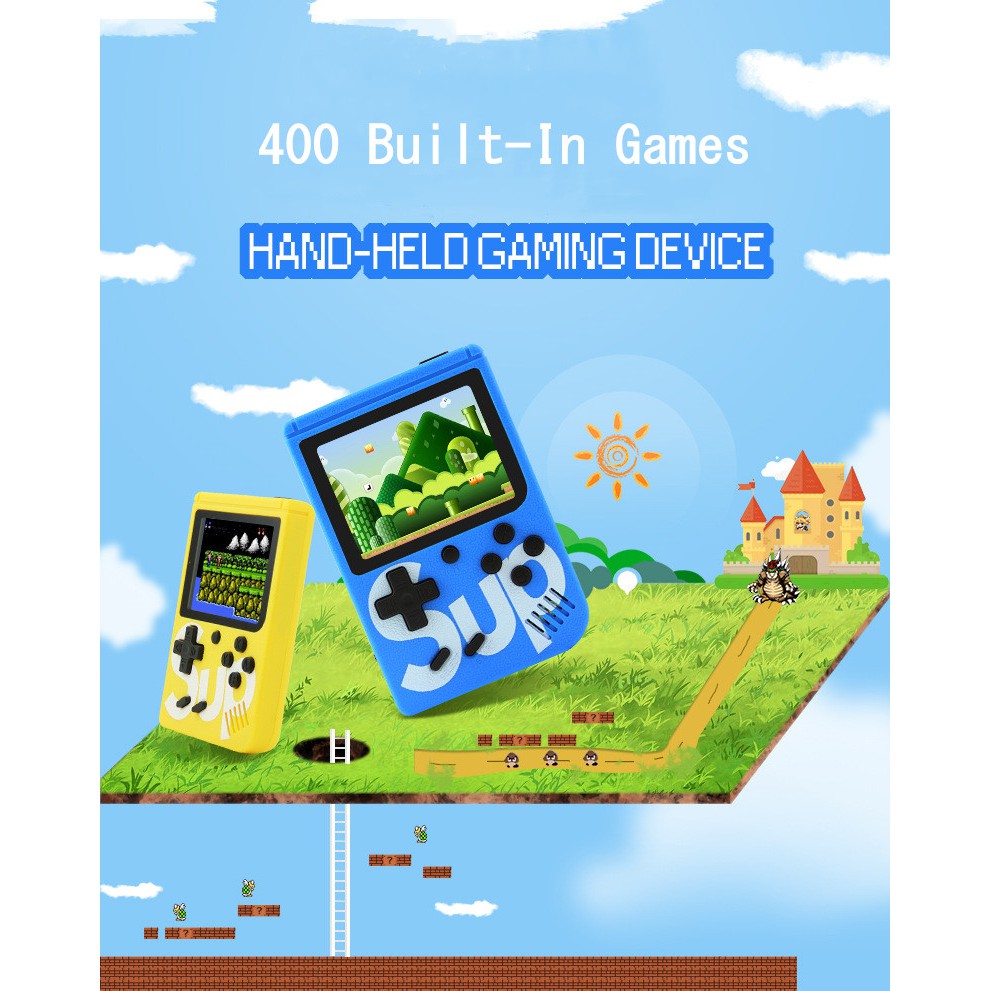 400 In 1 Sup Game Boy Retro Classic Mini Game Console Palm Game ...