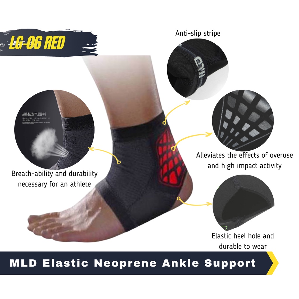 Compression Sleeve Brace Orthosis Tobillera Deportiva Ankle Support  Protector