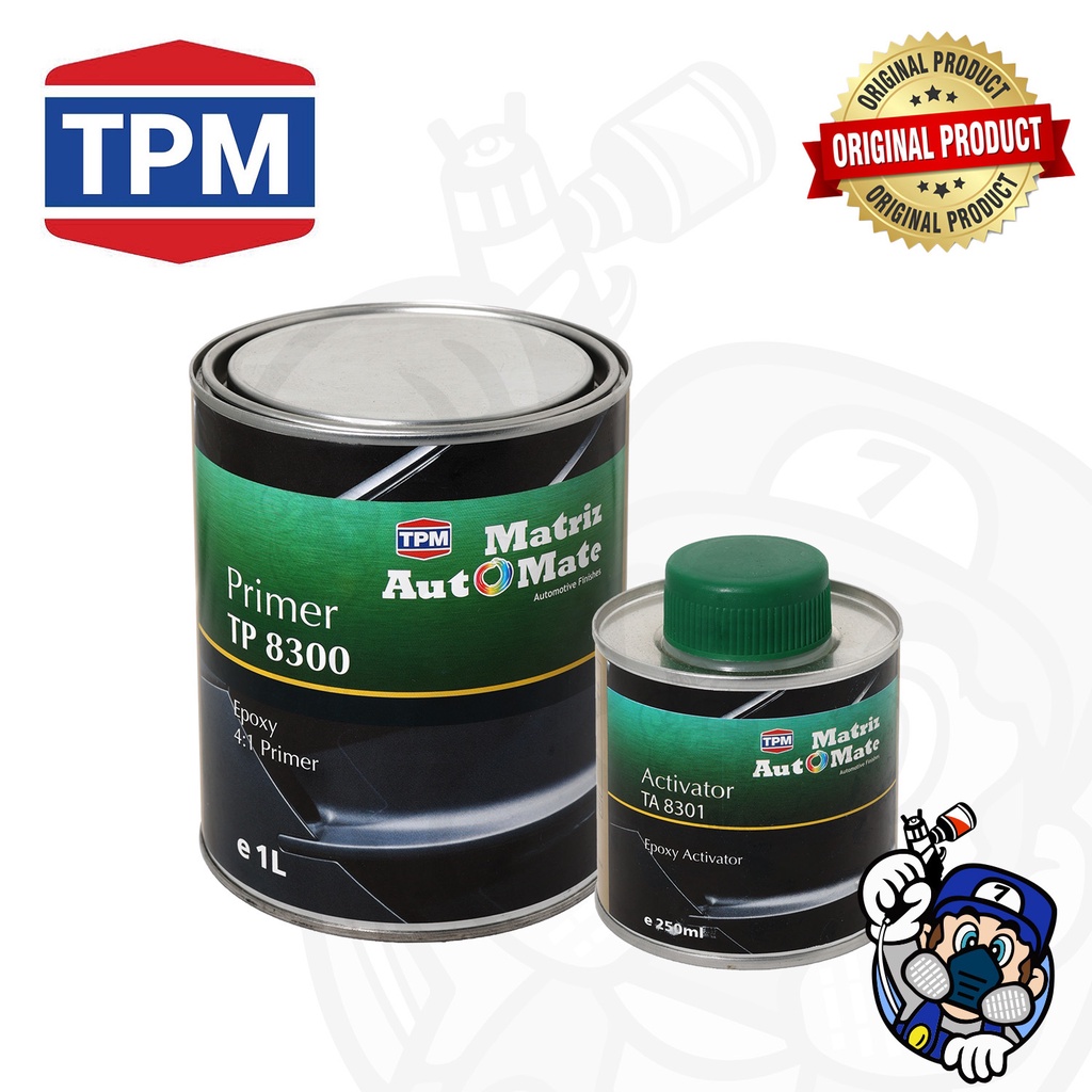 TPM TP8300 Epoxy Primer + Hardener 41(1L+250ml) Shopee Malaysia