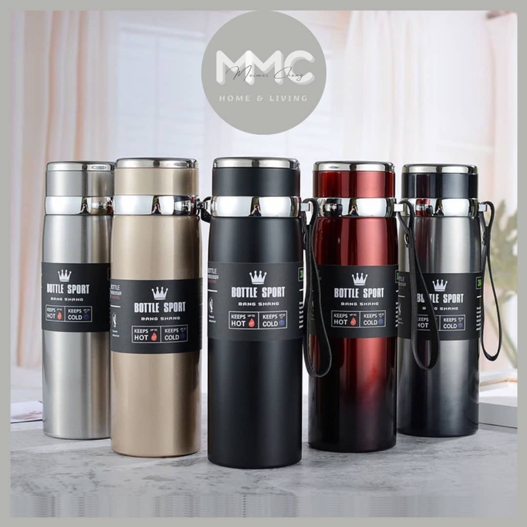 Stainless Steel Thermos Flask Vacuum Flask Hot/Cold Water Bottle 800/1000ml
