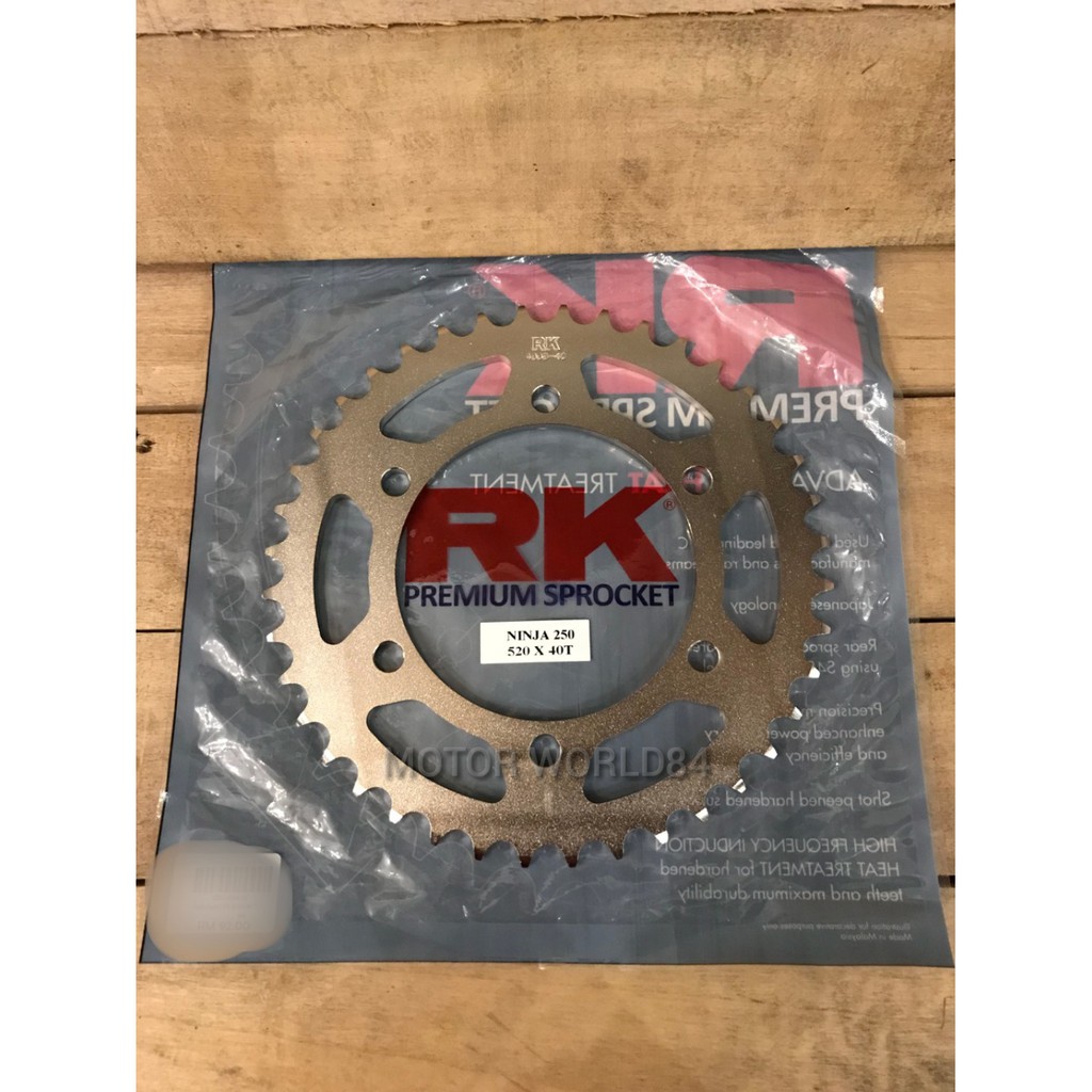 SPROCKET RK JAPAN [ 40T - 45T GEAR] YAMAHA R25 / NINJA250 / Z250 ...