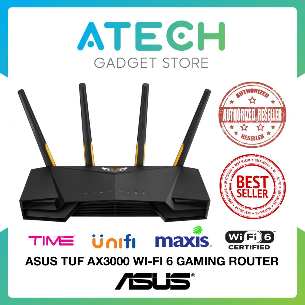 ASUS TUF GAMING AX3000 DUAL BAND GAMING WIFI 6 DUAL BAND MOBILE GAME ...