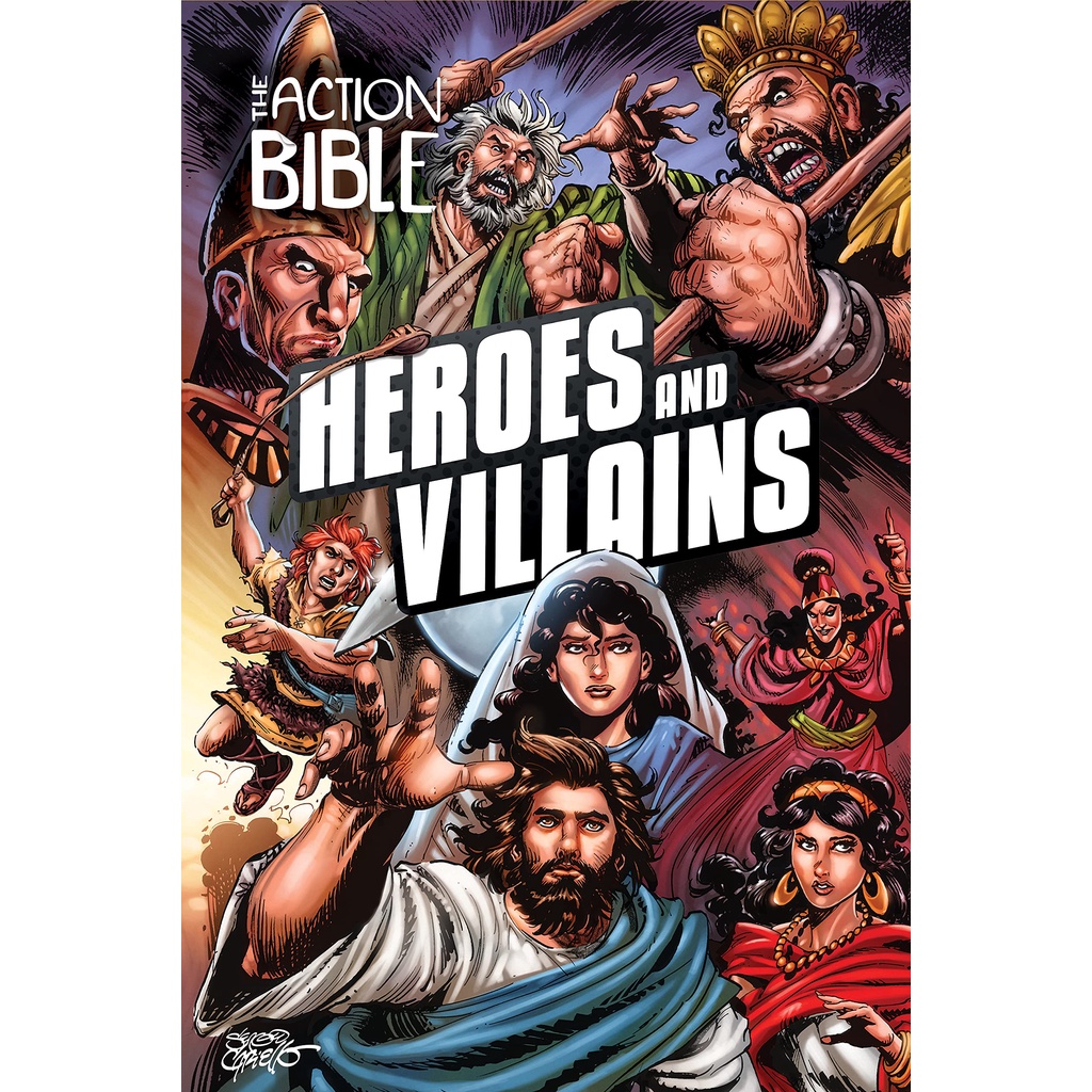 The Action Bible: Heroes and Villains | Hardcover | Children ...