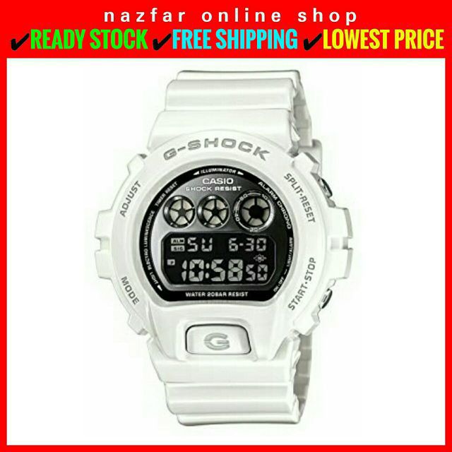 OFFER GSHOCK WHITE PUTIH DW6900 NB7 MEN DIGITAL WATCH G SHOCK MURAH Shopee Malaysia