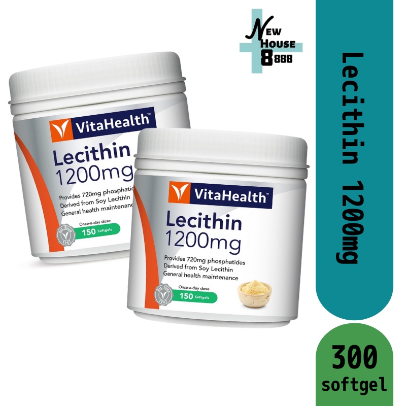 Vitahealth Lecithin 1200mg ( 150 softgel / 150 softgel x 2 bottle