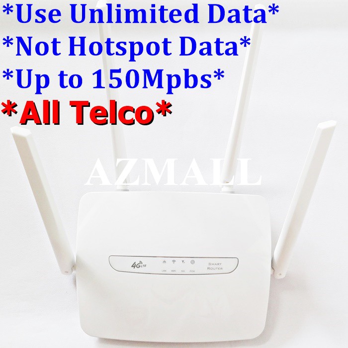 (Unlocked Unlimited Hotspot) Modified 4G LTE CPE CP300 Smart Router