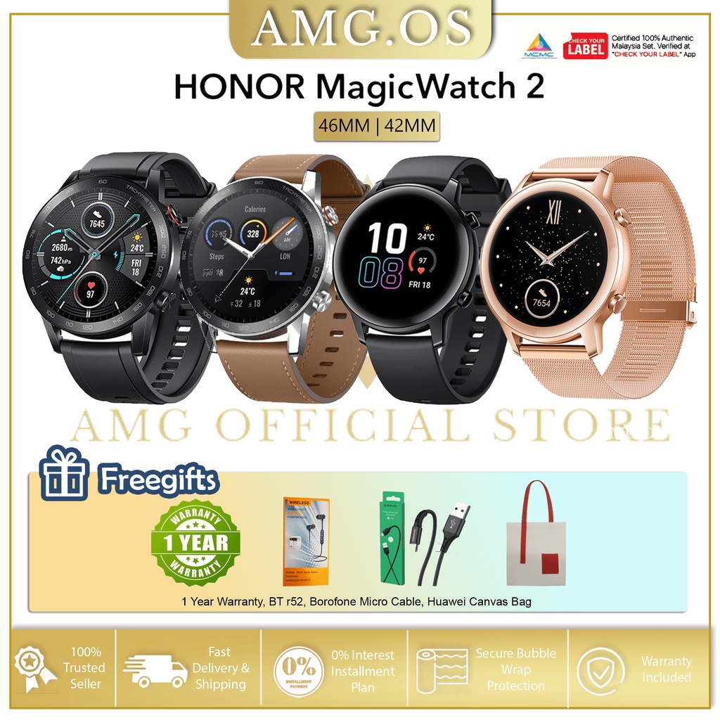 HONOR Watch 4 45mm 1 Year Warranty HONOR Malaysia, Mobile Phones