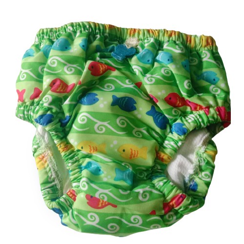 Iplay Swim Diaper Fabric Swimming Diaper - Green fish | Shopee Malaysia