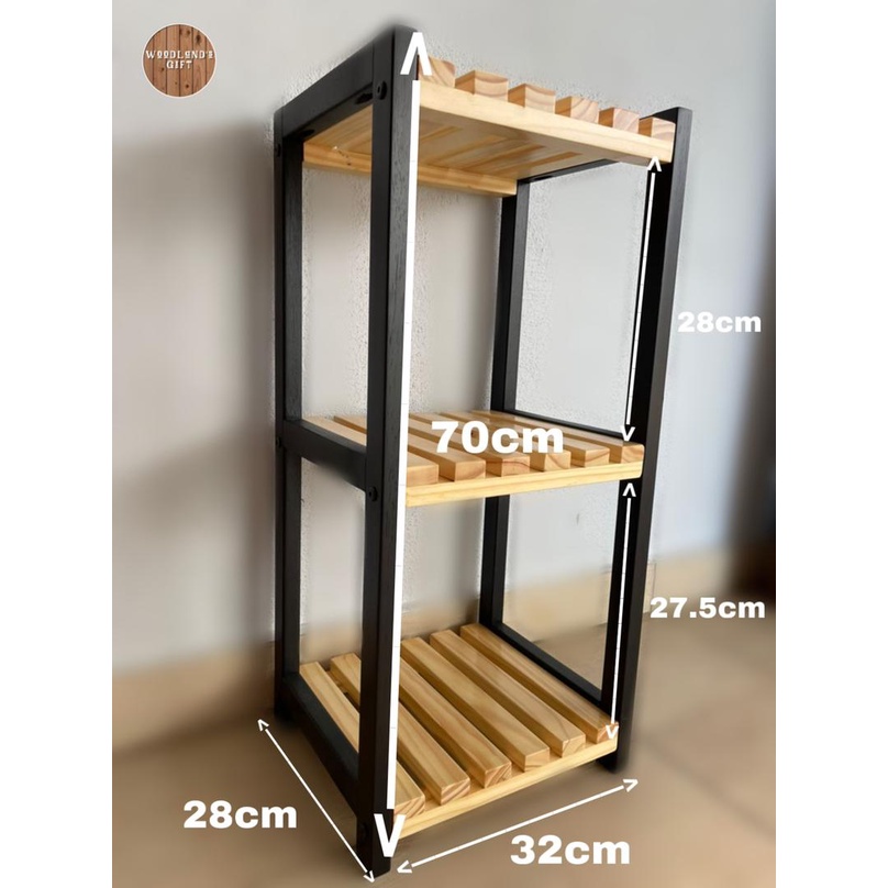 Solid Wood Multiple usage rack/rak dapur/kitchen cabinet(4 Size To ...
