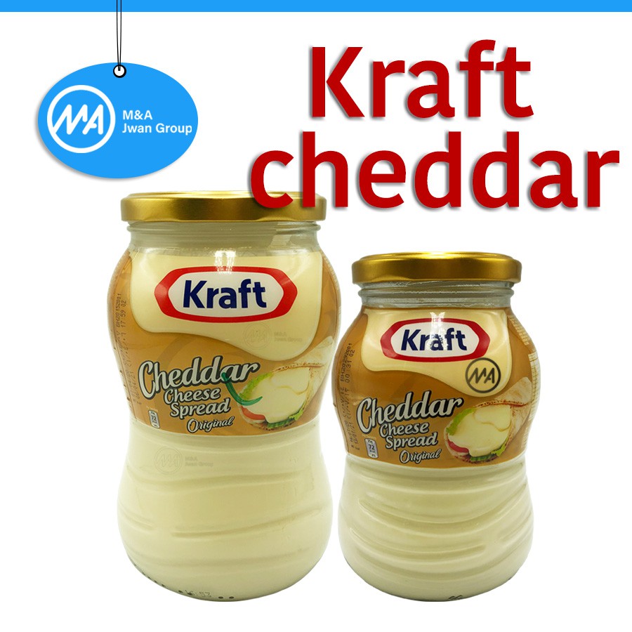 [ready Stock] Arab And Halal Cheese Kraft Cheddar Cheese Spread Original Glass 870g Shopee Malaysia