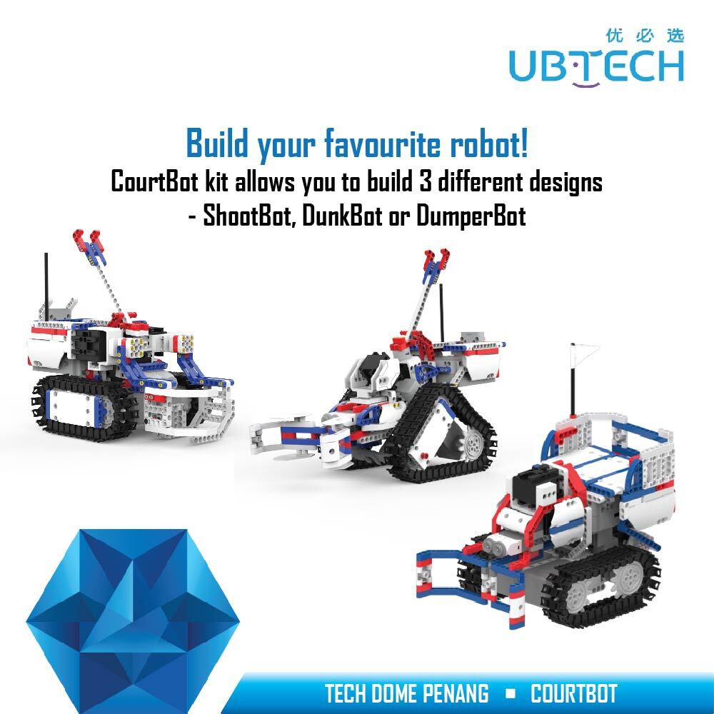 UBTECH's JIMU Robot Competitive Series Courtbot AppEnabled