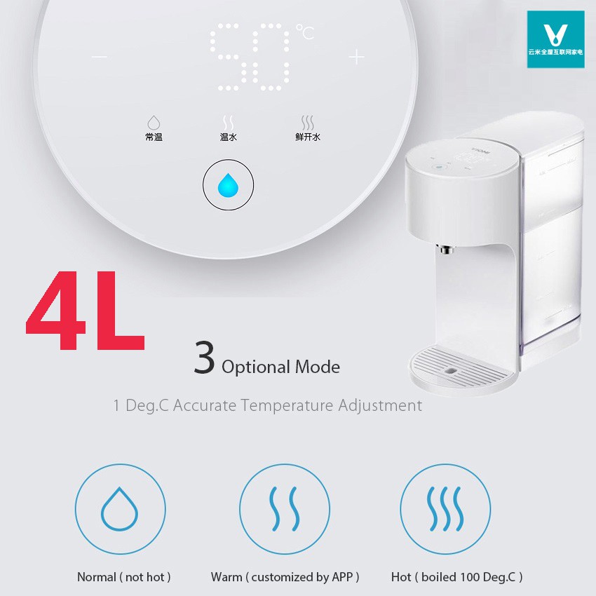 XIAOMI - VIOMI Instant Heating Water Dispenser 2L Hot Temperature