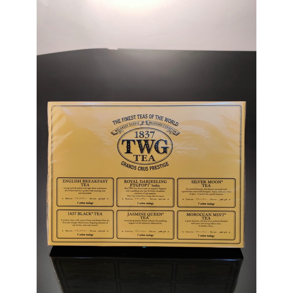 TWG Empire Tea Selection 30 x 2.5g Teabags | Shopee Malaysia