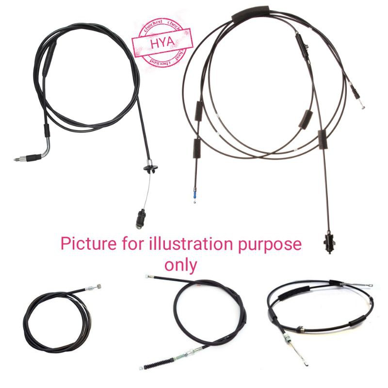 TOYOTA HILUX VIGO KUN25 KUN26 REAR PARKING HAND BRAKE CABLE Shopee