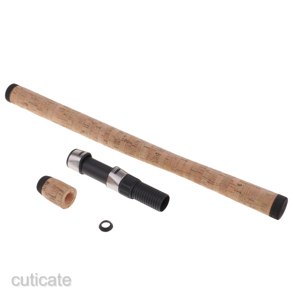 CUTICATEMY] DIY Fishing Rod Building or Repair Composite Cork Handle with  Reel Seat Kit