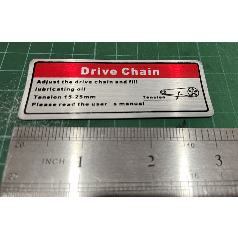 Sticker cover rantai motor Shopee Malaysia